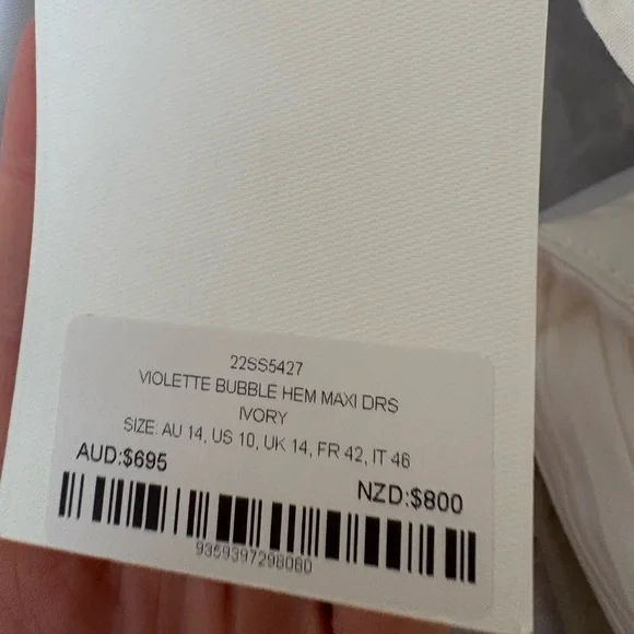 Aje Violette Bubble Hem Maxi Dress - Picture 5 of 9